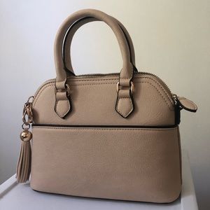 Beige mini purse